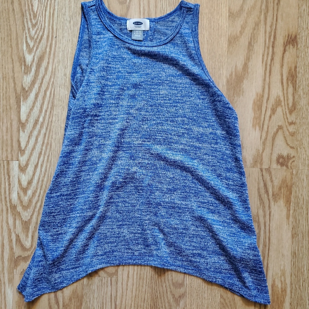 ❤SOLD❤ Girls Old Navy blue flowy tank top